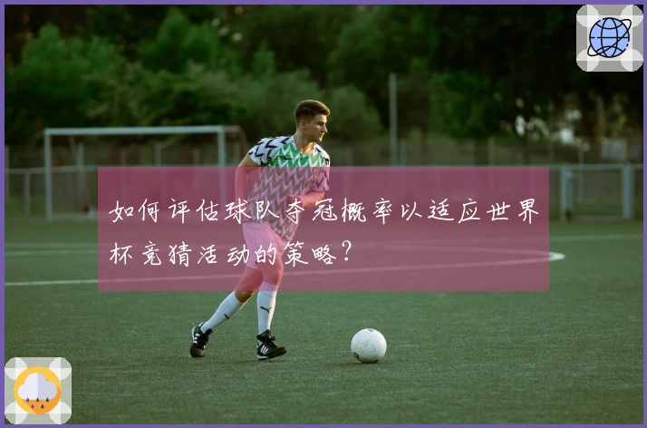 如何评估球队夺冠概率以适应世界杯竞猜活动的策略？